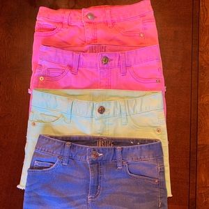 Justice Girls Jean shorts size 12Slim!